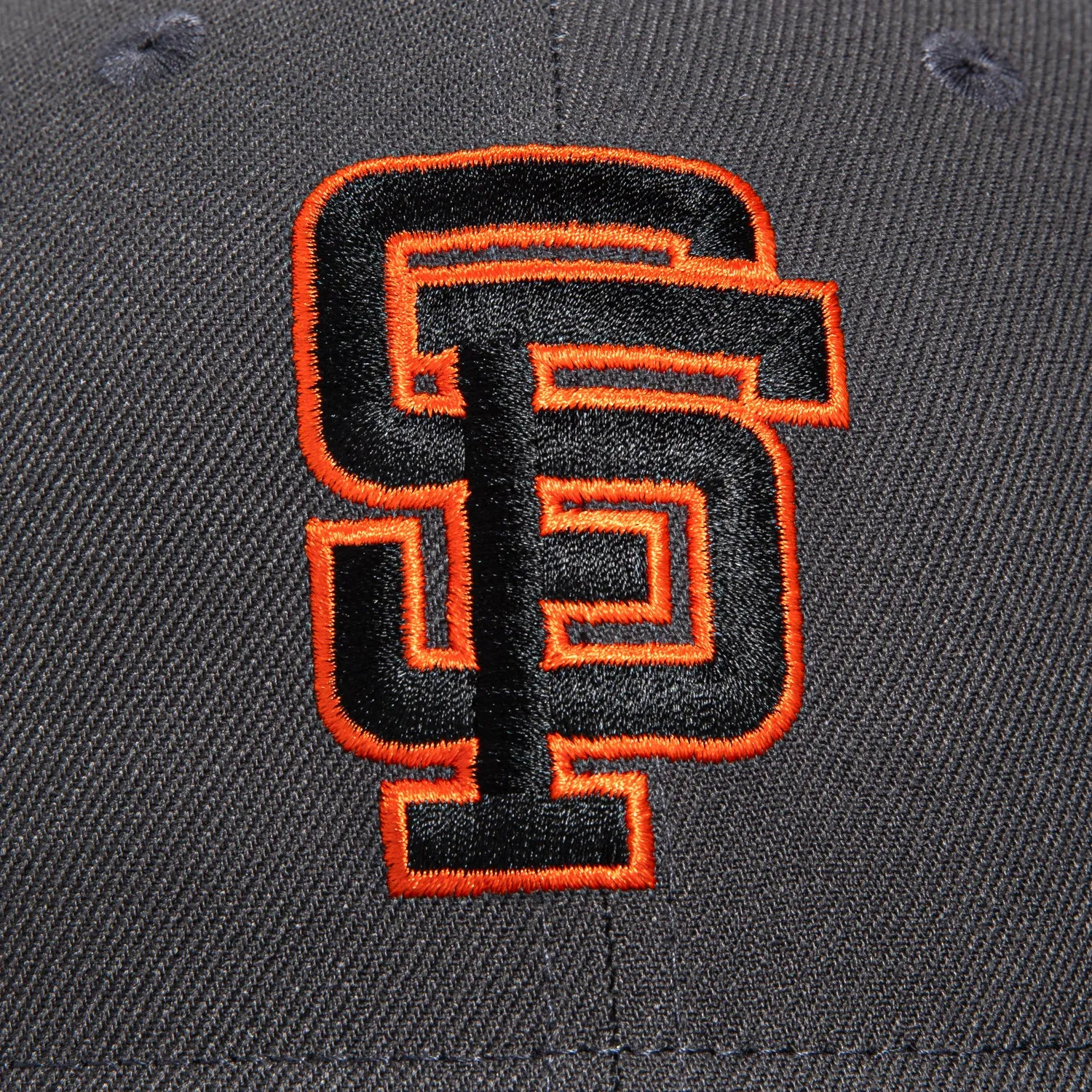 New Era 59Fifty San Francisco Giants Tell It Goodbye Patch Hat - Graphite, Black, Orange