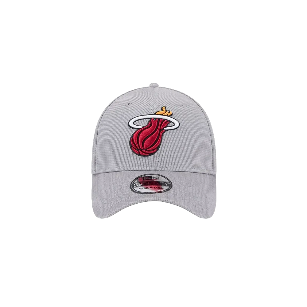 New Era Miami HEAT Grey Flex Fit Hat
