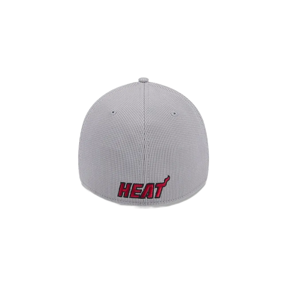 New Era Miami HEAT Grey Flex Fit Hat
