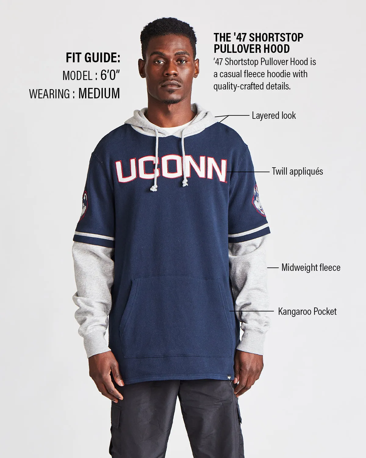 NEW YORK YANKEES COOPERSTOWN TRIFECTA '47 SHORTSTOP PULLOVER