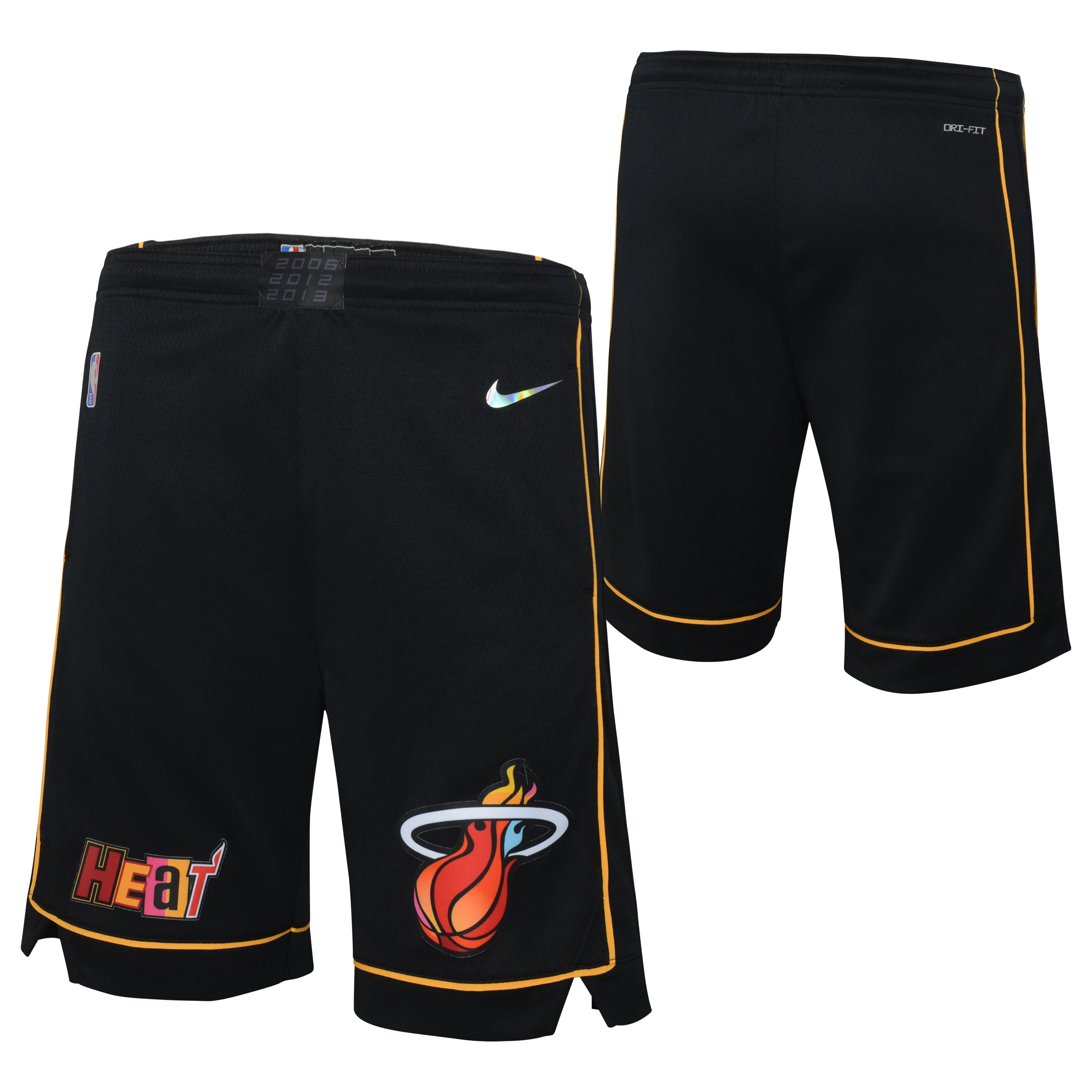Nike Miami HEAT Mashup Youth Swingman Shorts