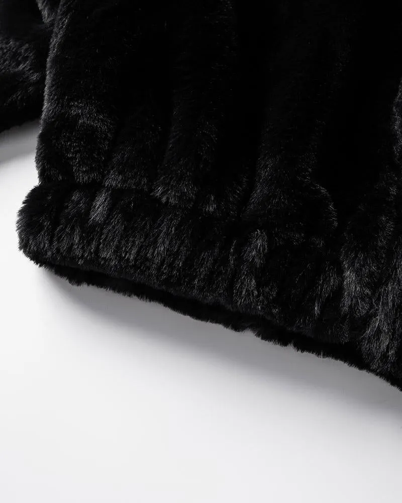 Nordica Cropped Teddy Jacket