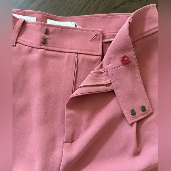 NWT Ted Baker KELSYAS Pleat Front Tailored Short Mid Pink Color