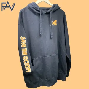 Octopus - Navy Mid-Weight Hoodie