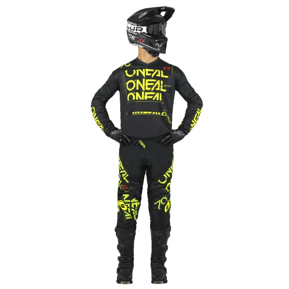 O'Neal Element Static V.25 Black/Yellow Jersey