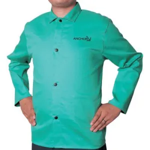 ORS Nasco Flame Retardant (FR) Cotton Sateen Jacket, 4X-Large, Visual Green, CA-1200-4XL