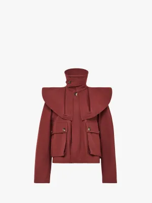 OVERSIZED COLLAR TRENCH JACKET