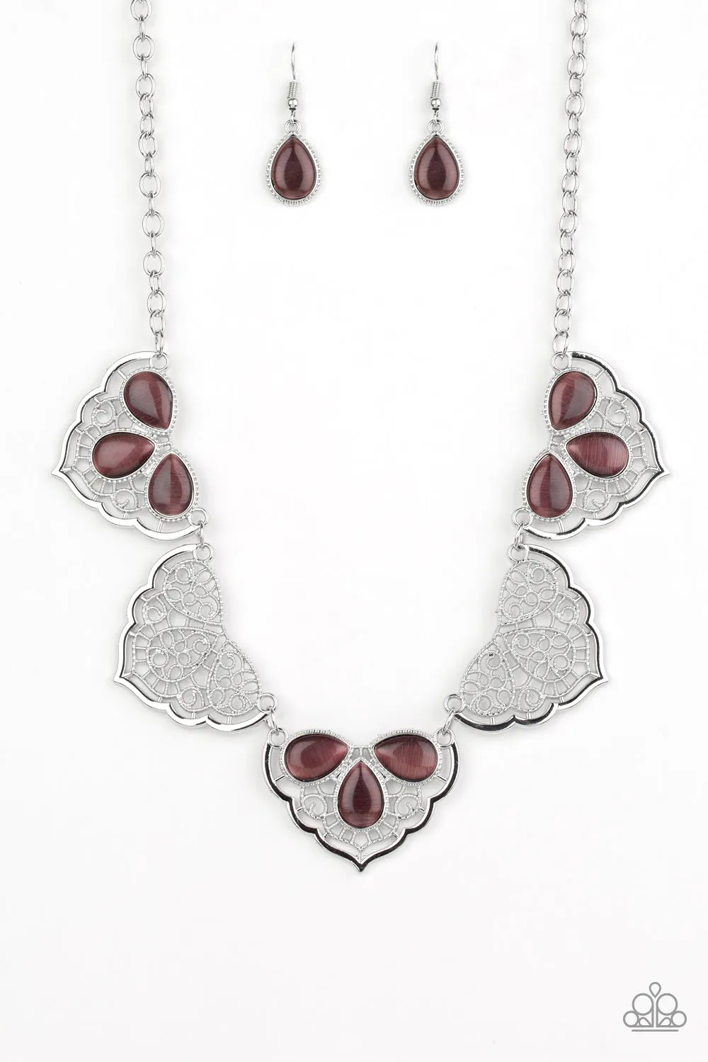 Paparazzi East Coast Essence Necklace Purple