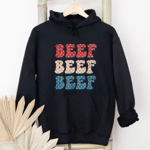 Patriotic Star Beef Hoodie (S-3XL) Unisex - Multiple Colors!