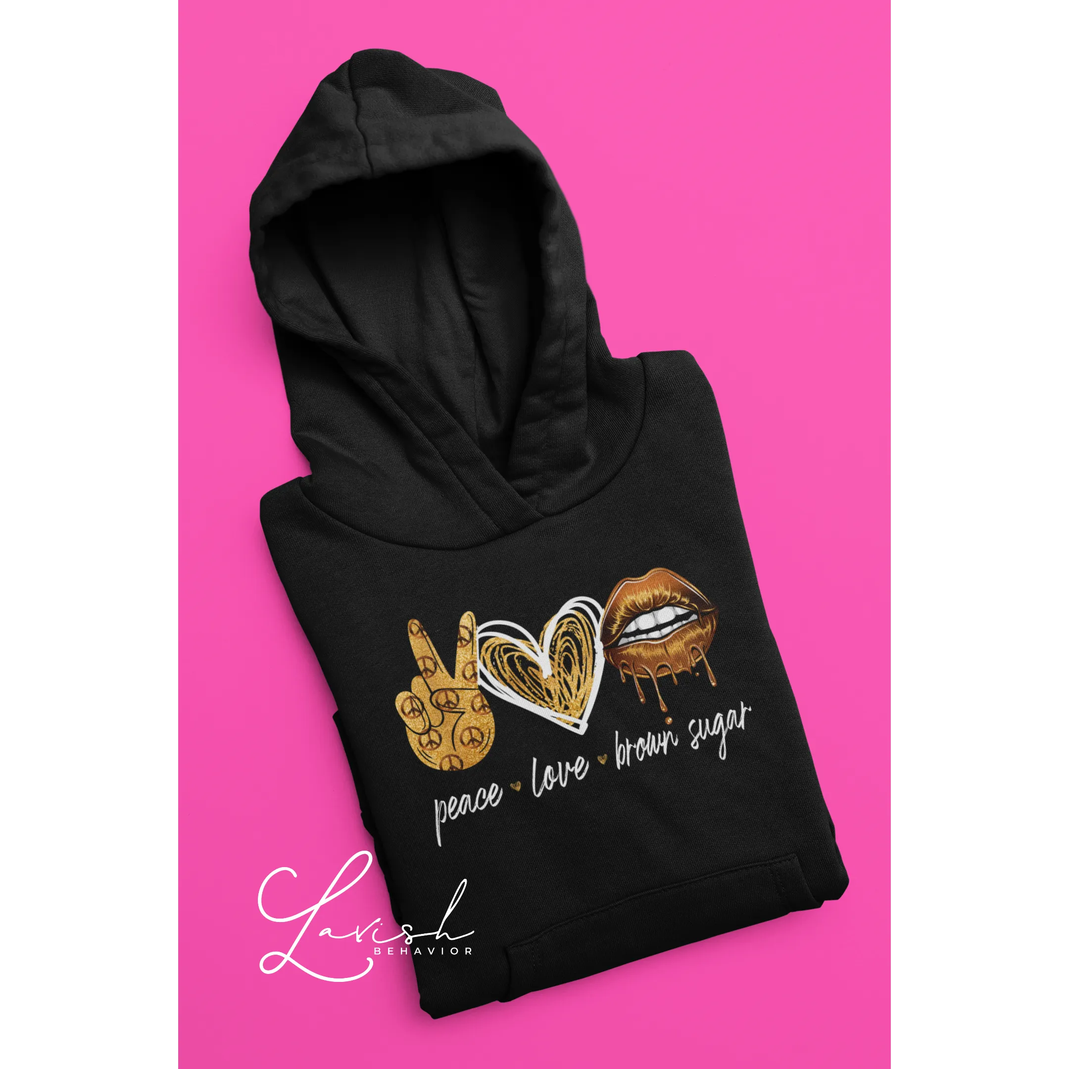 Peace Love Brown Sugar Hoodie