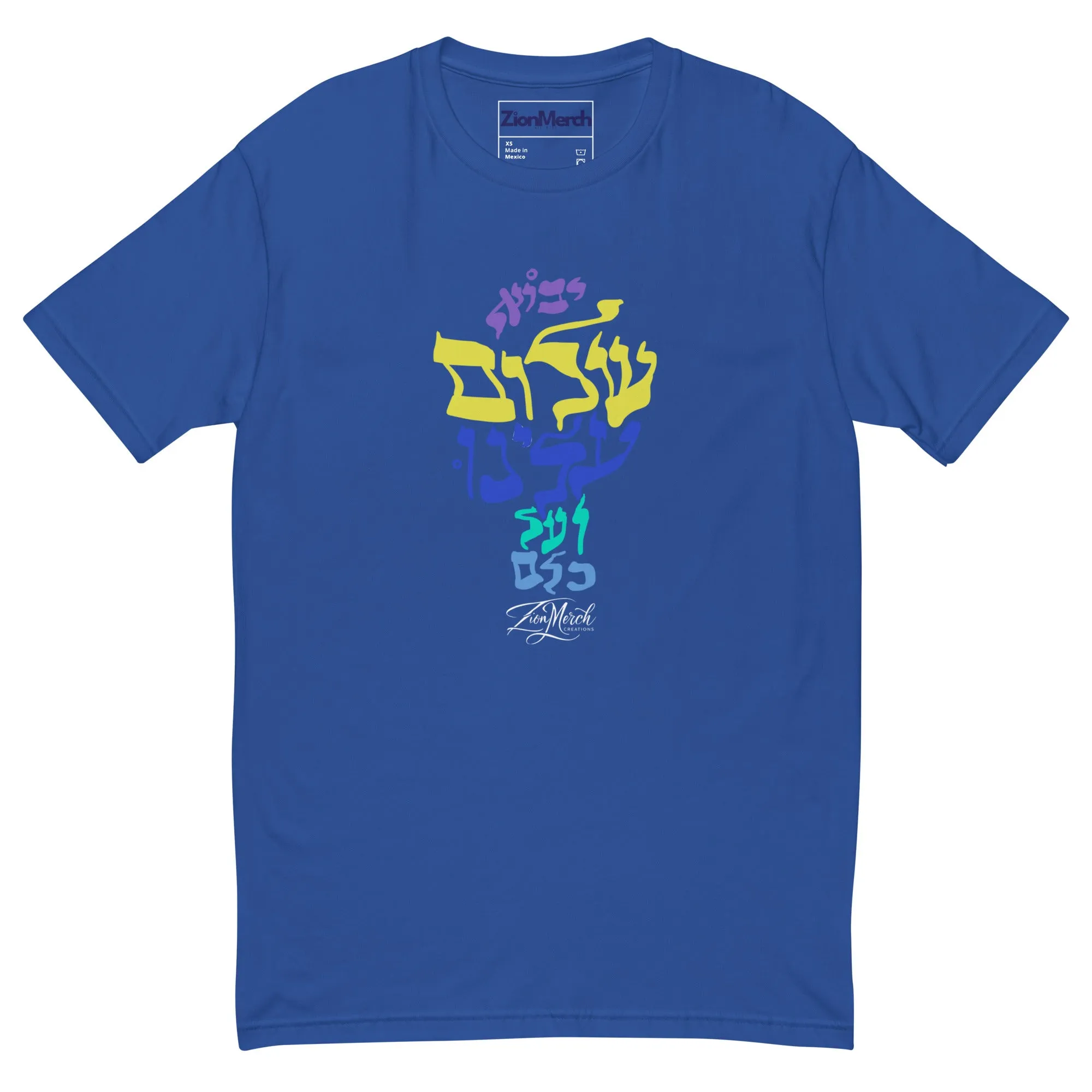 Peace Will Come Men’s Fitted Tee