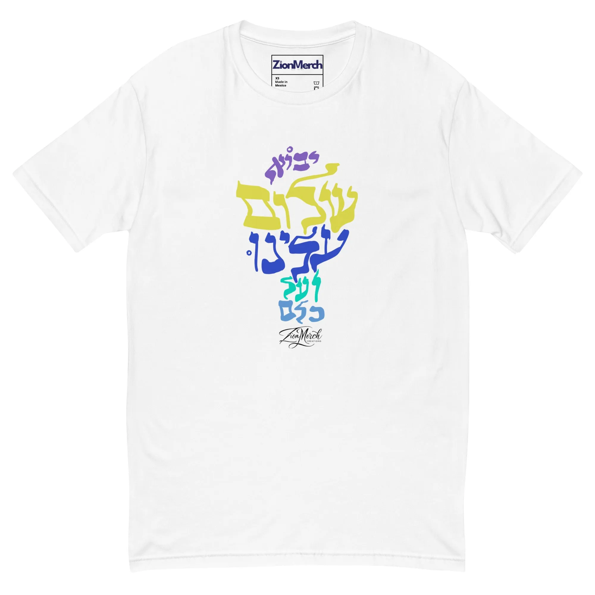 Peace Will Come Men’s Fitted Tee