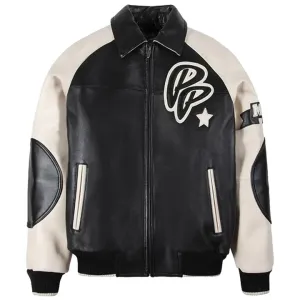 Pelle Pelle Leather Soda Club Black Cream Jacket