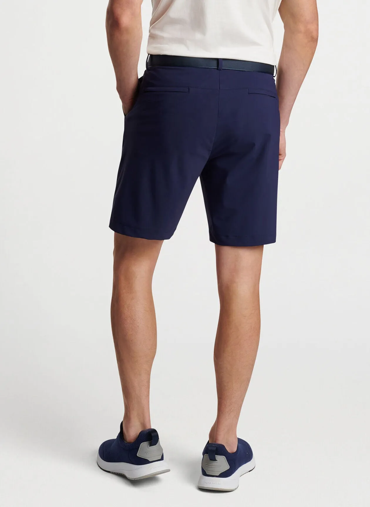 Peter Millar Mens Tailored Fit Bingham Performance Short - NAVY