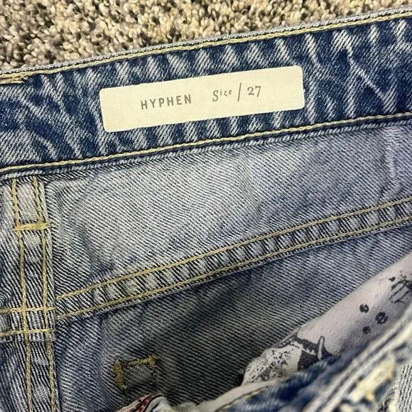 Pilcro &amp; The Letterpress The Hyphen Denim Jean Size 27, Light Wash, Cropped