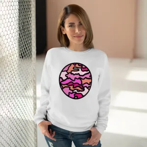 Pink Camo!  Unisex Crew Neck Sweatshirt