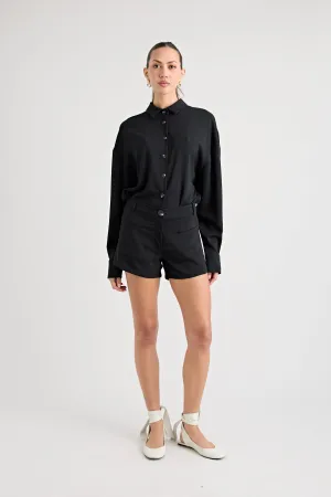 PINO TAILORED SHORT | BLACK