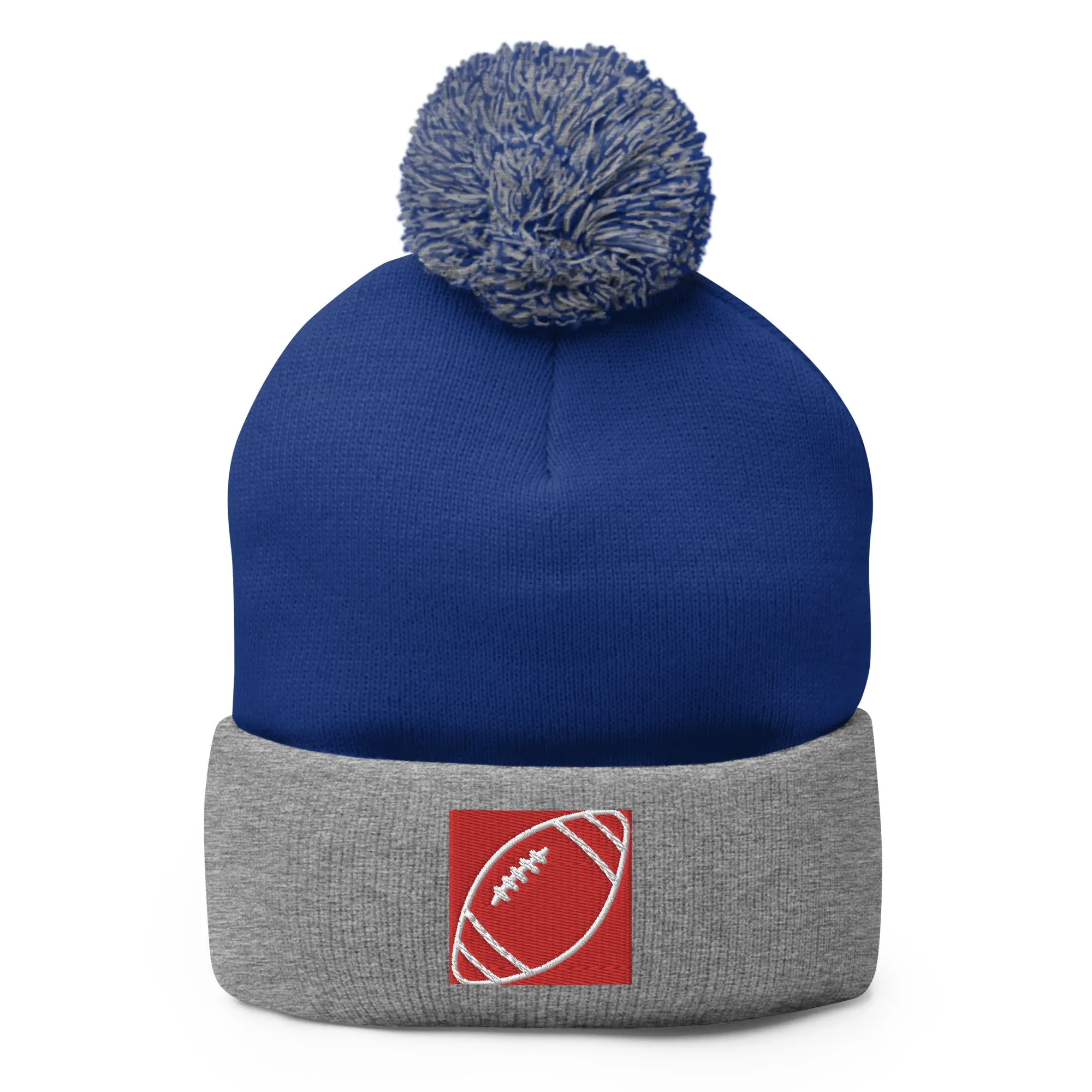 Pom-Pom Beanie, Form-Fitted Beanie Hat, Head-warming Hat, Gift