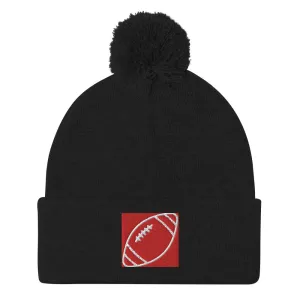 Pom-Pom Beanie, Form-Fitted Beanie Hat, Head-warming Hat, Gift