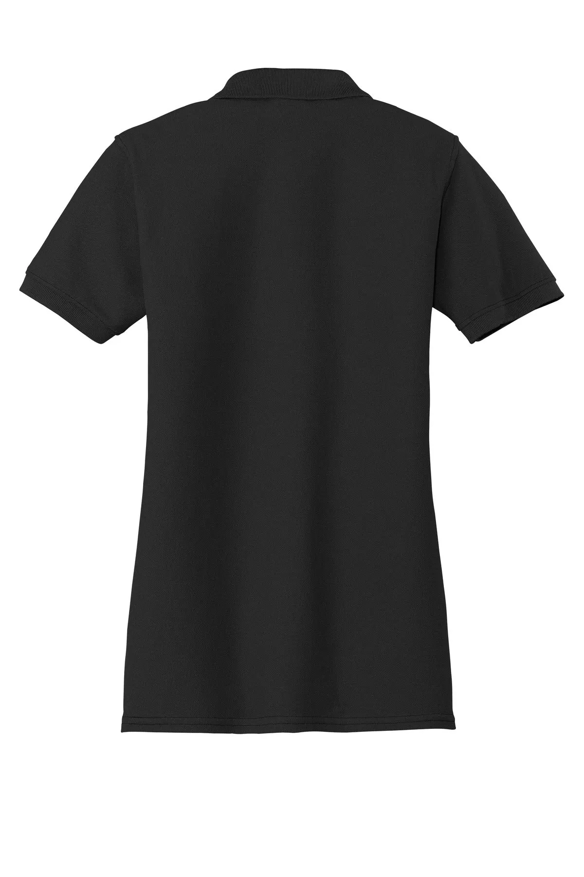 Port & Company Women's Core Blend Pique Polo. LKP155 Jet Black