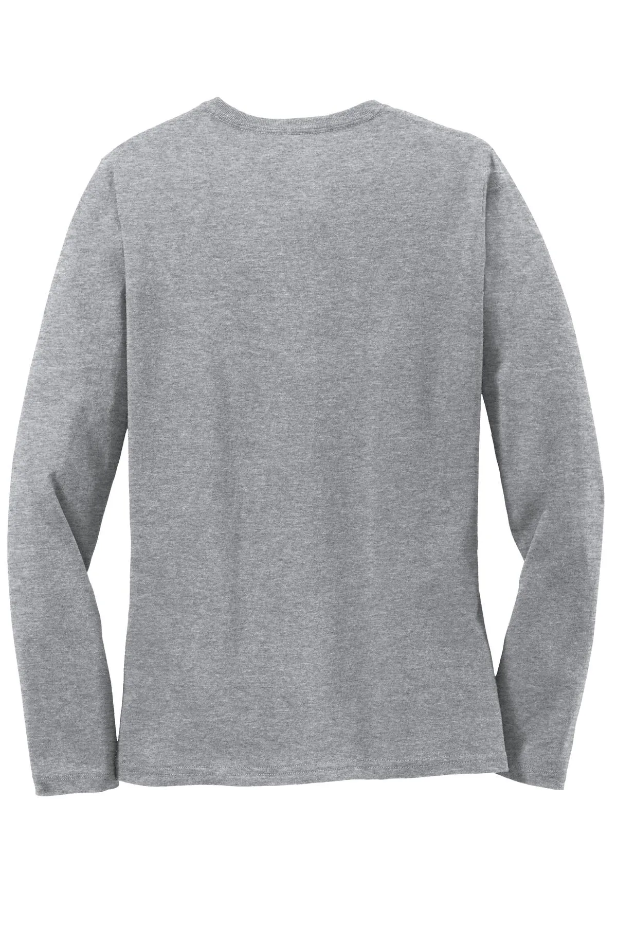 Port & Company Women's Long Sleeve Core Cotton Tee. LPC54LS Athletic Heather