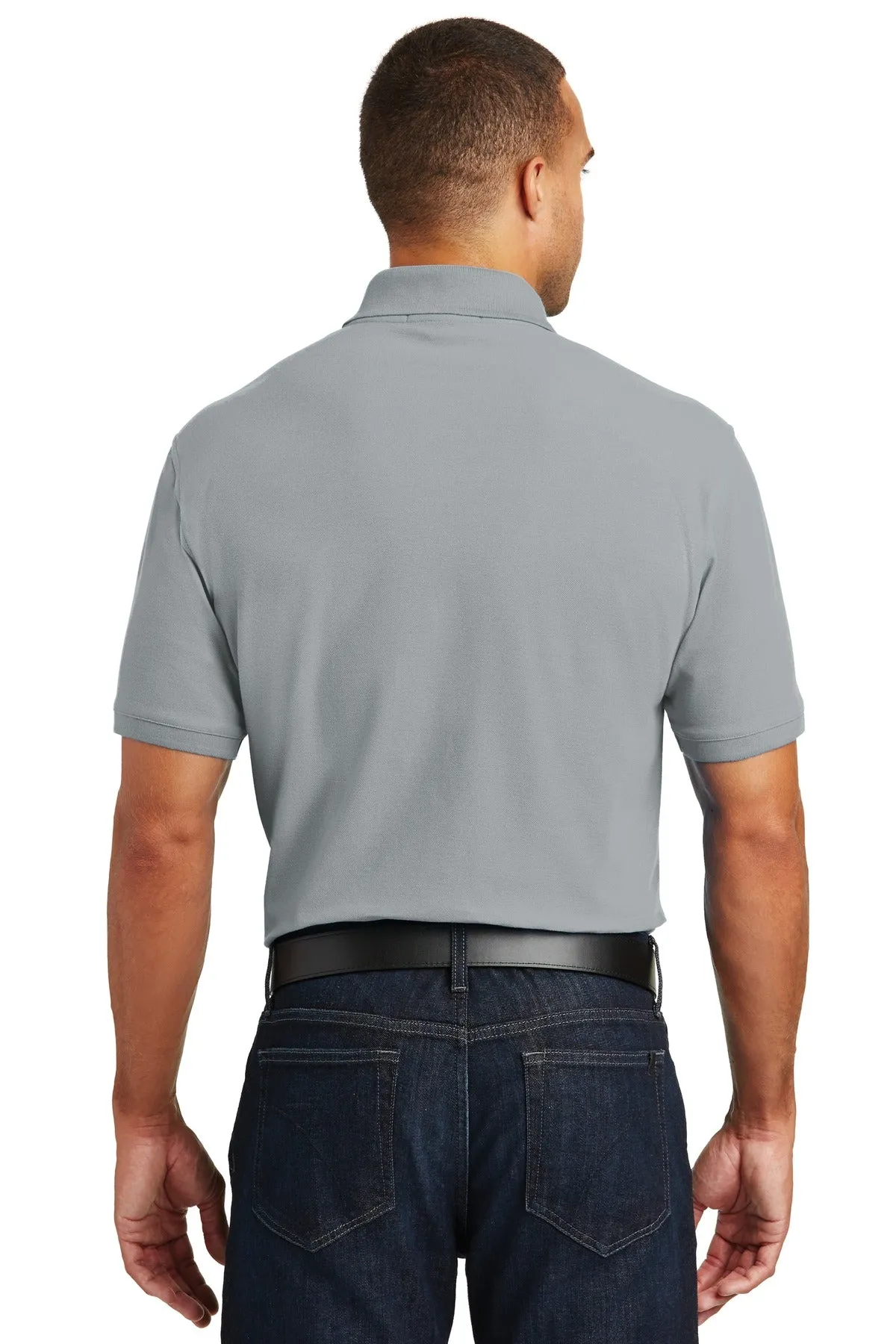 Port Authority Core Classic Pique Polo. K100 Gusty Grey