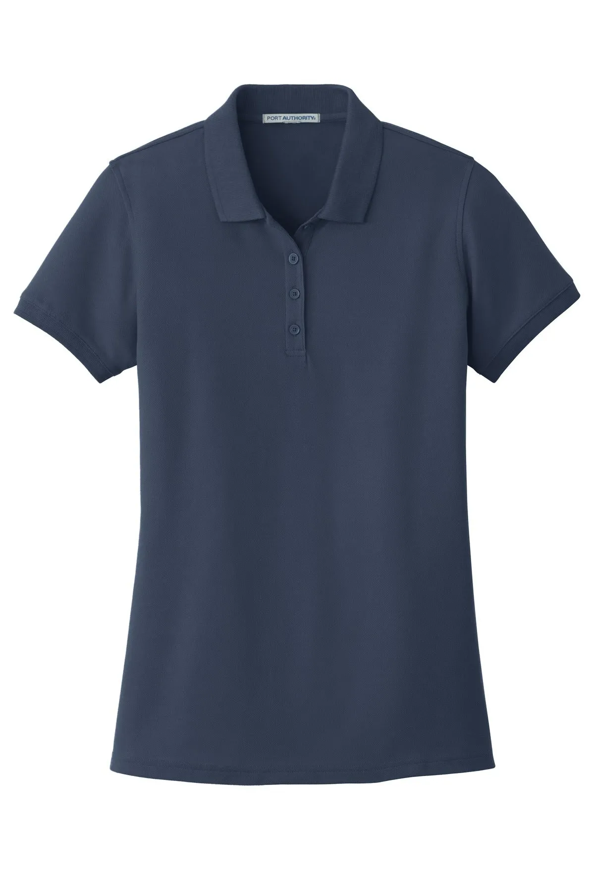 Port Authority Women's Core Classic Pique Polo. L100 River Blue Navy