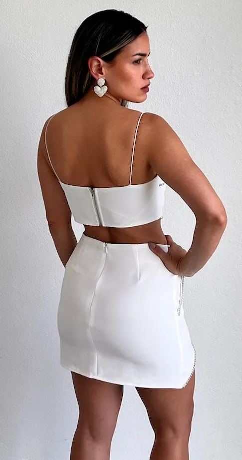 Precious Approach Rhinestones Two-Piece Set