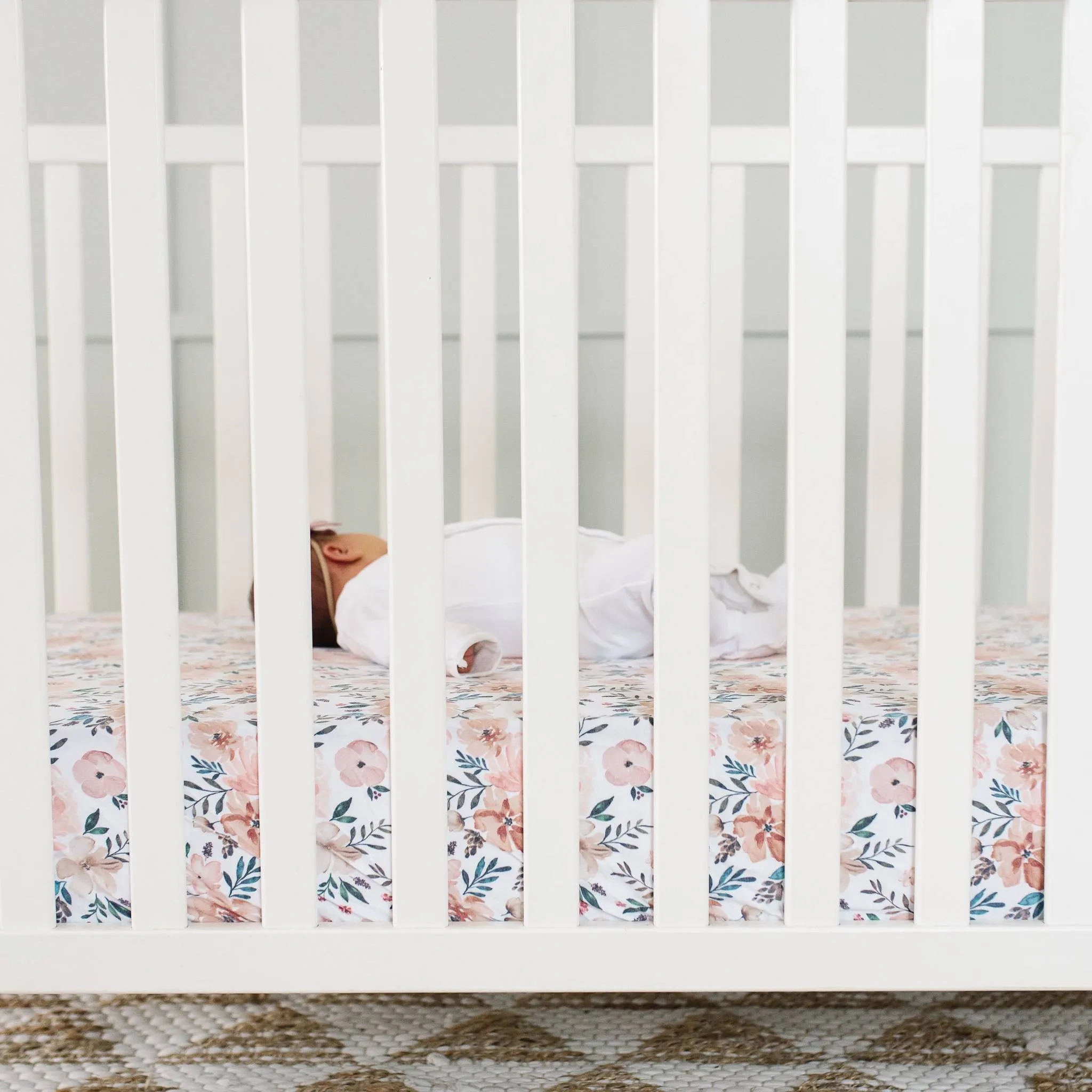 Premium Knit Fitted Crib Sheet - Autumn