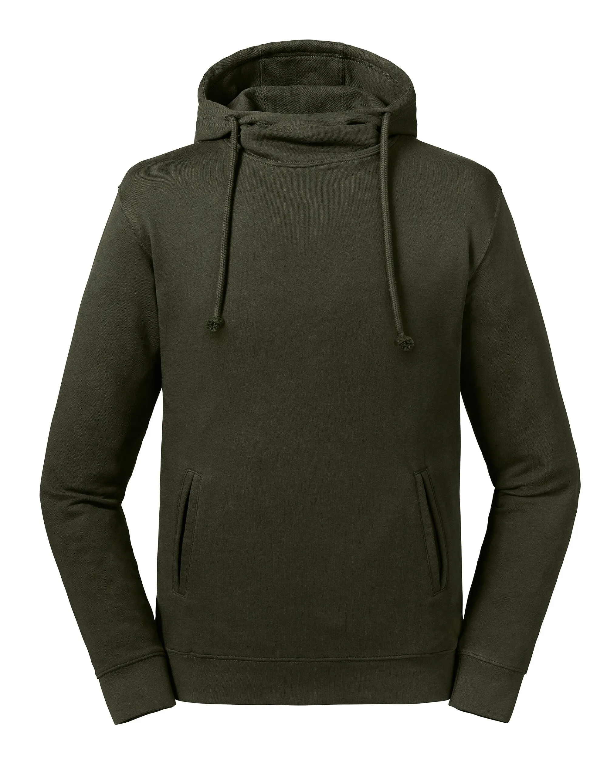 Pure Organic High Collar Hooded Sweatshirt