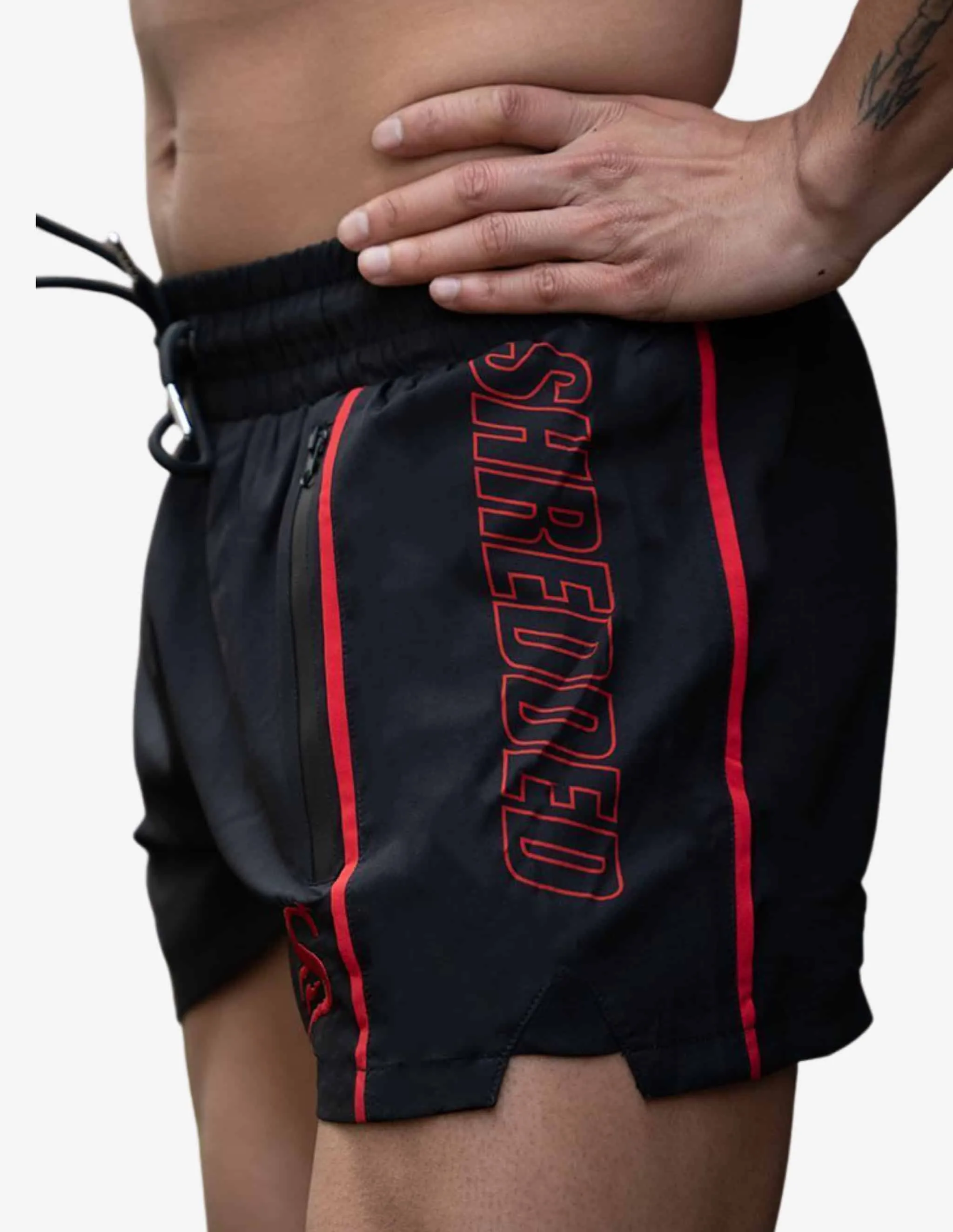 Quads Lifting Shorts - Black / Red