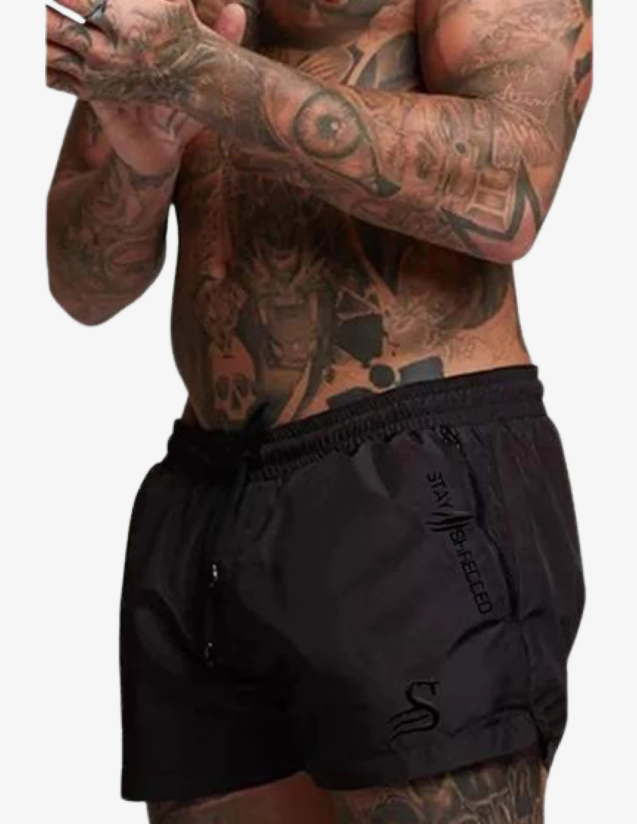Quads - Lifting Shorts - BLACK/BLACK