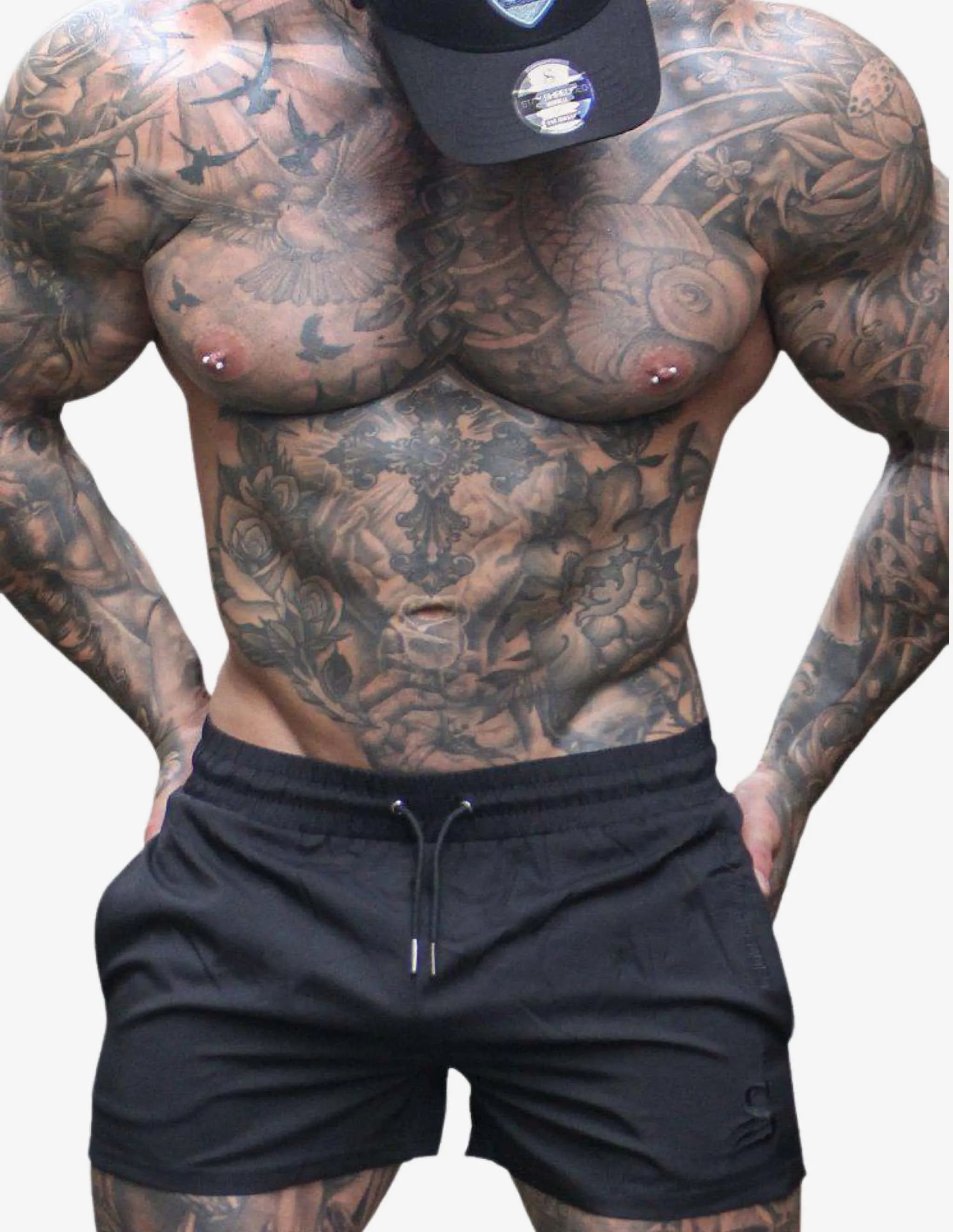 Quads - Lifting Shorts - BLACK/BLACK