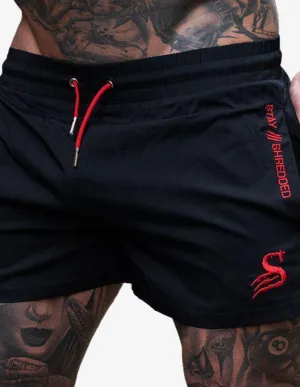 Quads Lifting Shorts - BLACK/RED