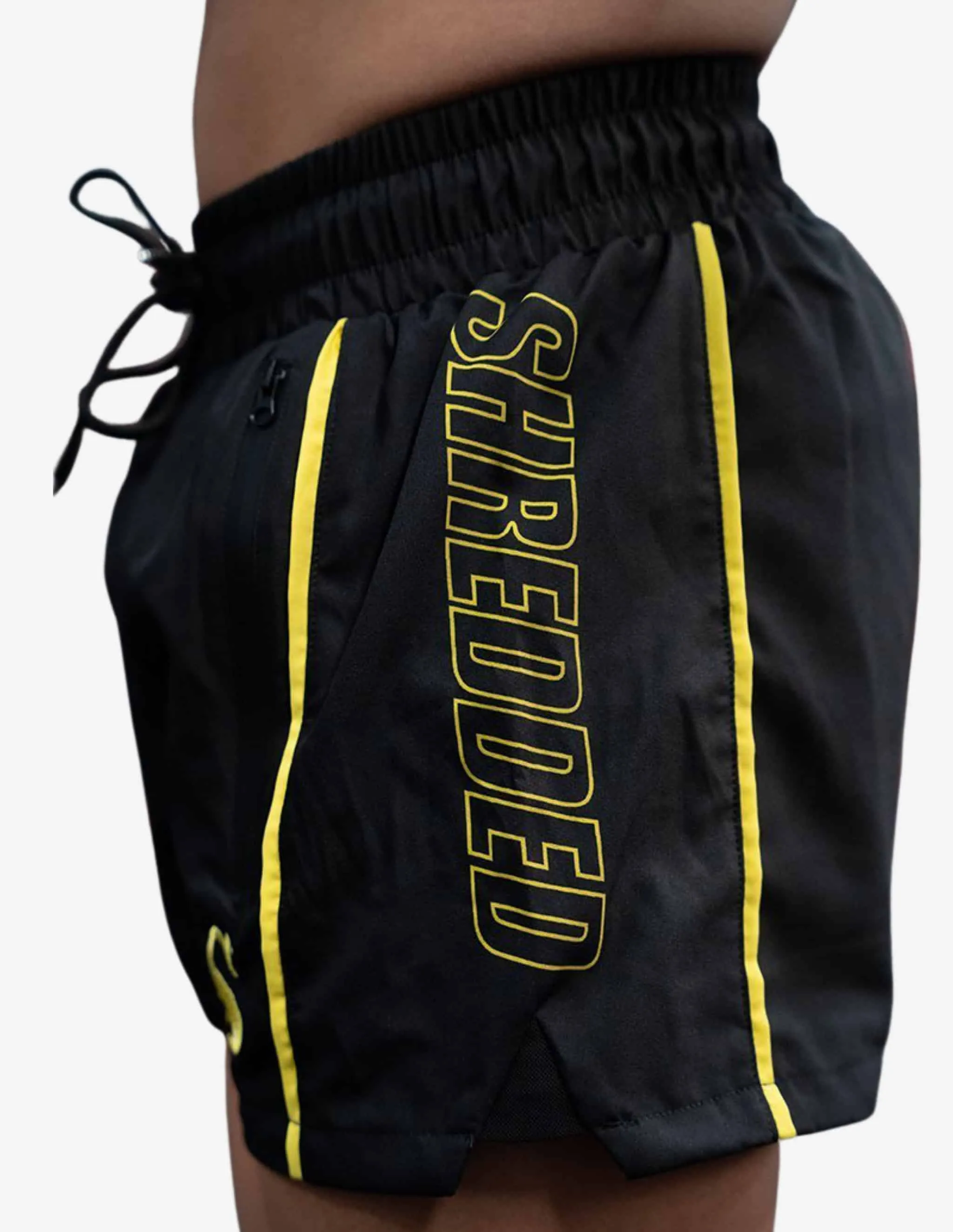Quads Surge Lifting Shorts - Black / Yellow