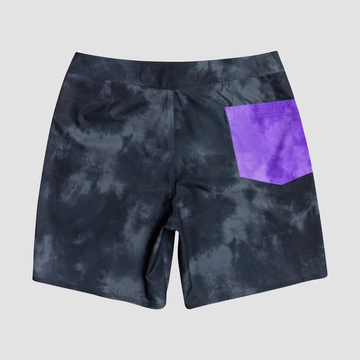 Quiksilver Surfsilk Acid Wash 15" Boardshorts Black - Kids