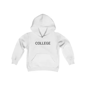 "COLLEGE" Youth Heavy Blend Hooded Sweatshirt