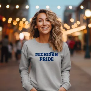 "Michigan Pride" Relaxed Fit Classic Crew Unisex Sweatshirt
