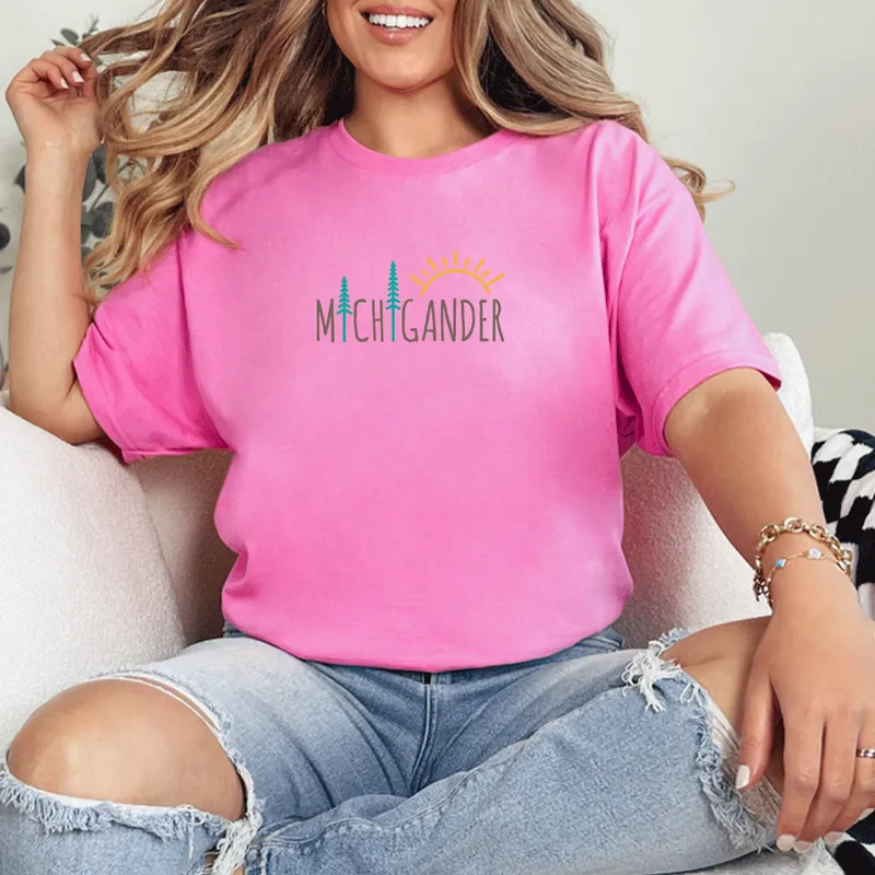 "Michigander" Relaxed Fit Crew Unisex T-Shirt