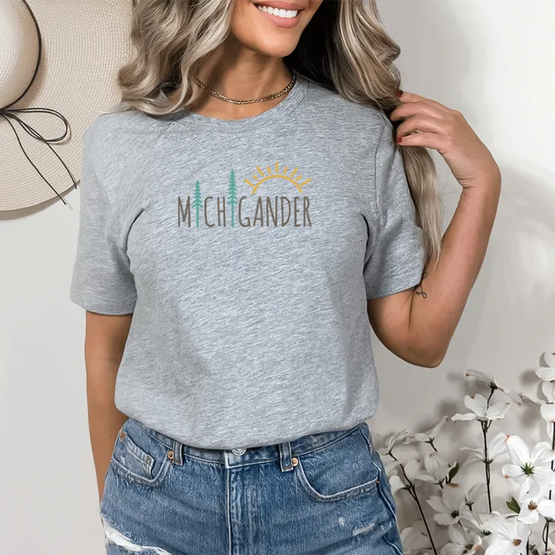 "Michigander" Relaxed Fit Crew Unisex T-Shirt
