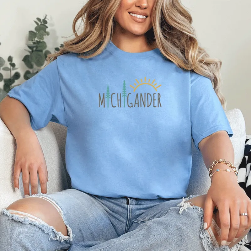 "Michigander" Relaxed Fit Crew Unisex T-Shirt