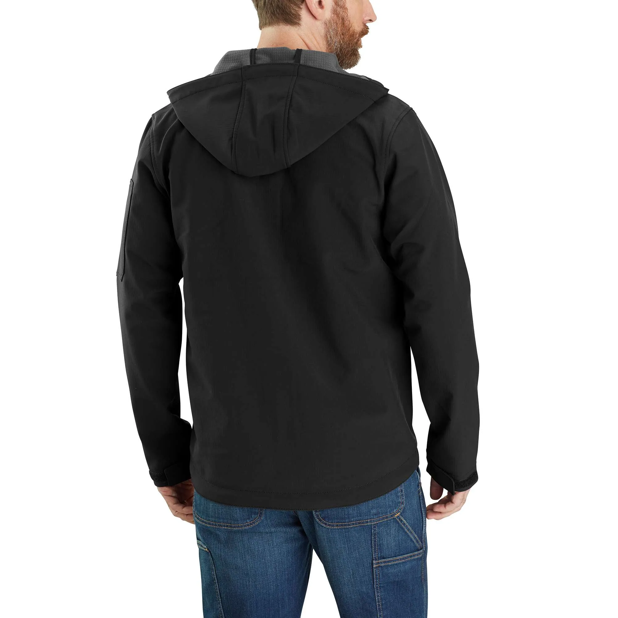 Rain Defender® Relaxed Fit Midweight Softshell Hooded Jacket