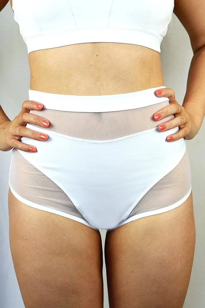 Rarr Maddox Super High Waist Short - White