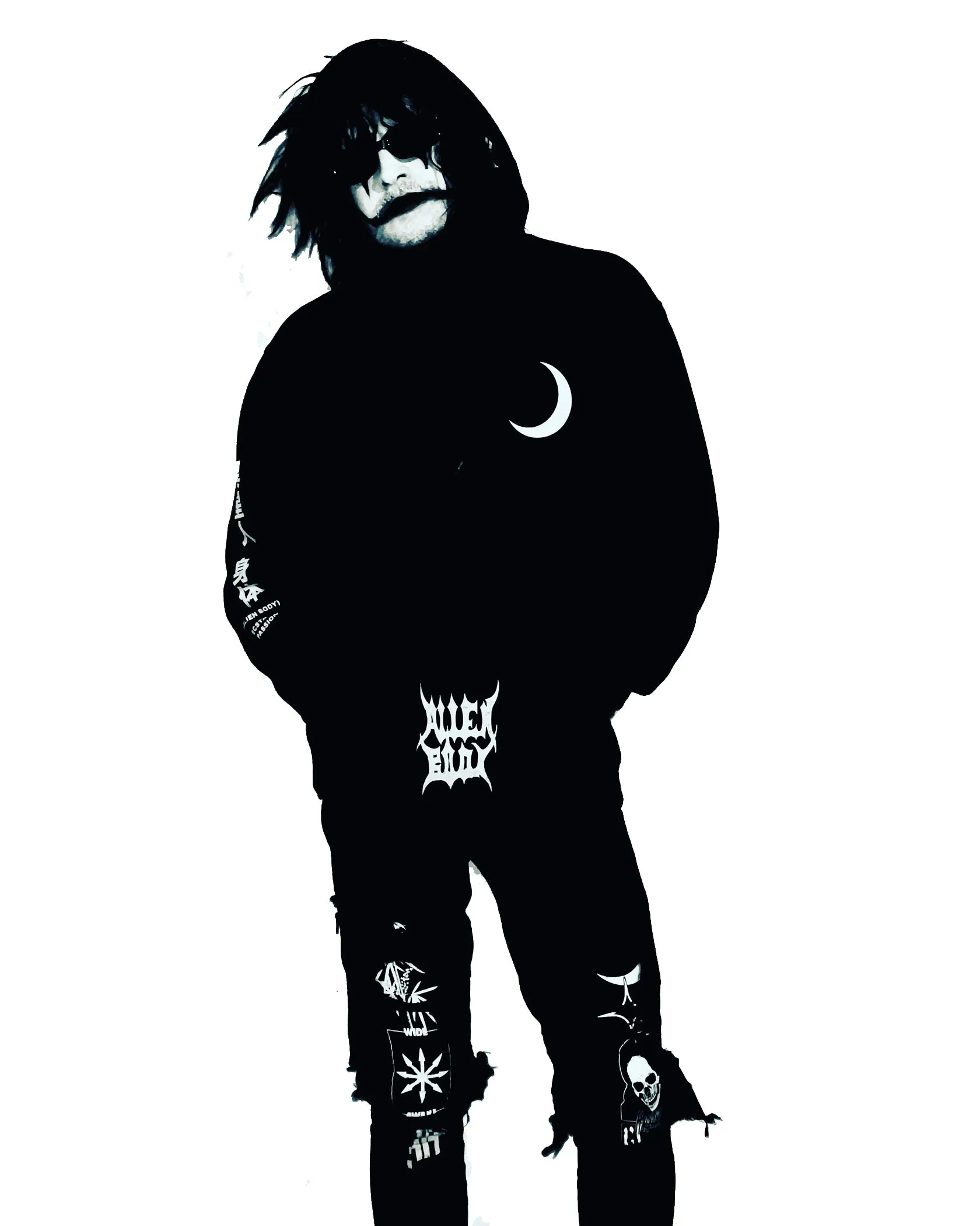 RAW VISION HOODIE (MIDNIGHT BLACK)