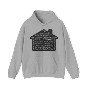 REAL ESTATE Translated Unisex Heavy Blend™ Hooded Sweatshirt
