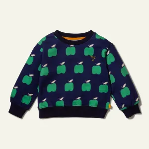 Recycled Cotton Green Apple Kid Sweatshirt