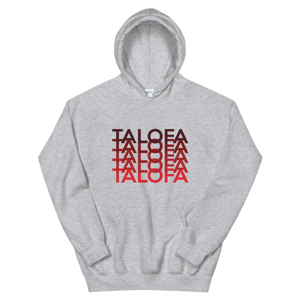 Red Talofa Repeat *ADULT HOODIE*