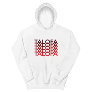 Red Talofa Repeat *ADULT HOODIE*