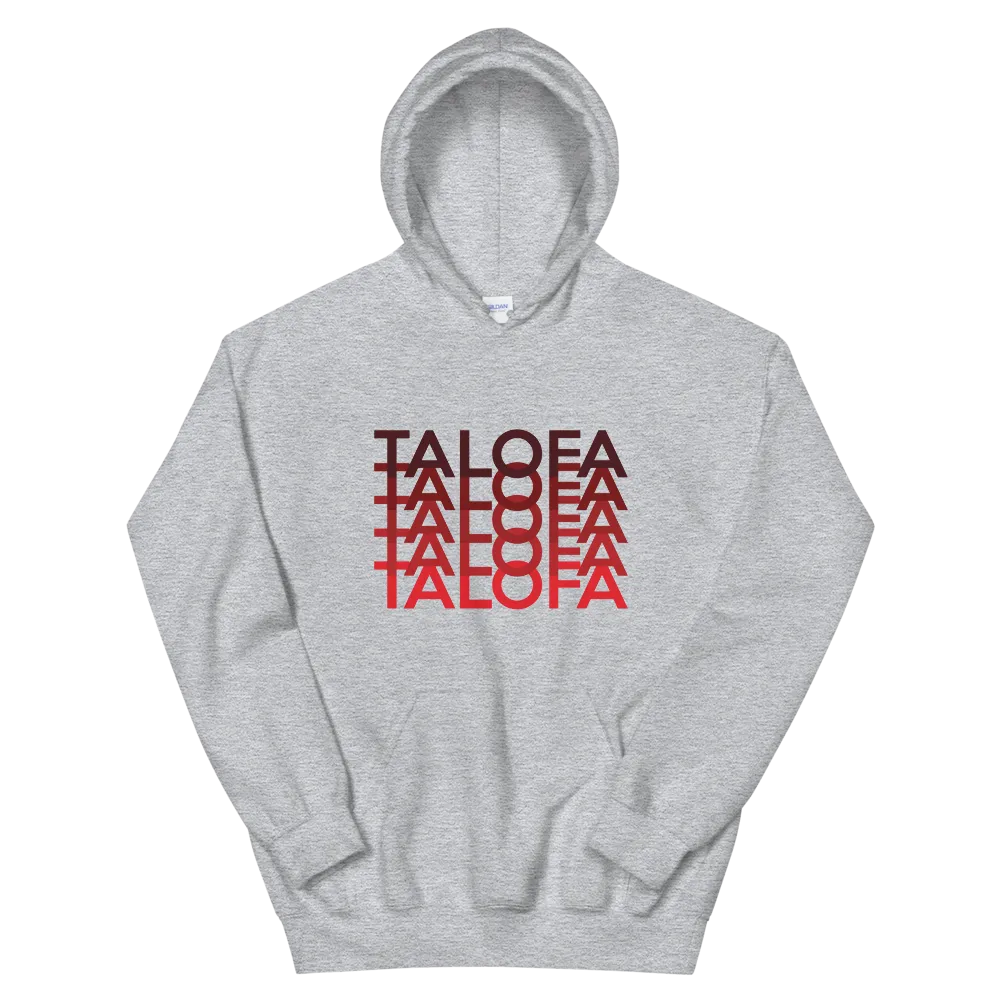 Red Talofa Repeat *ADULT HOODIE*