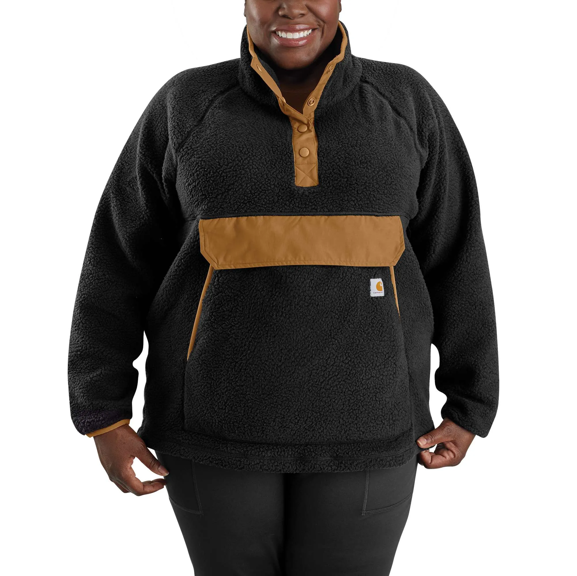 Relaxed Fit Fleece Pullover